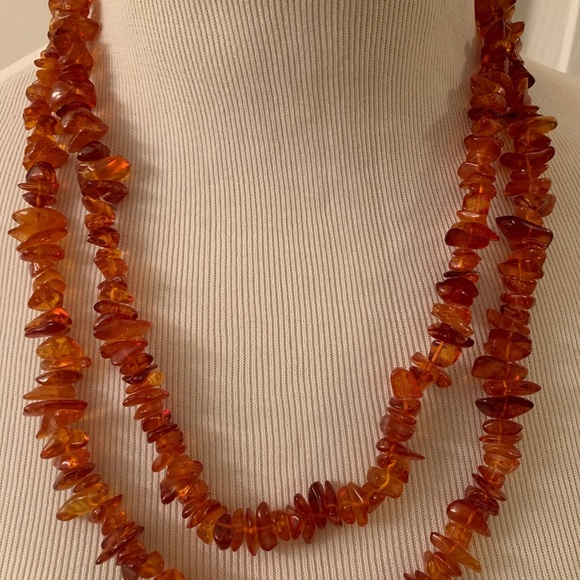 Jewelry - Baltic Amber Beaded Necklace 22.5”